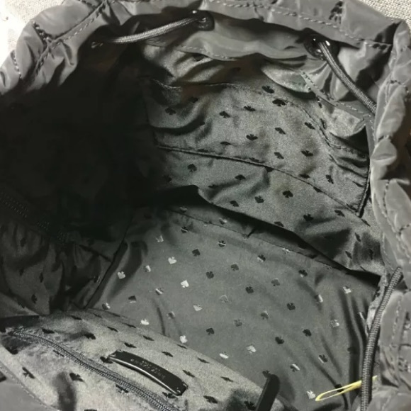 Kate spade Large Flap Black Backpack NWT ELLIE - Picture 7 of 8